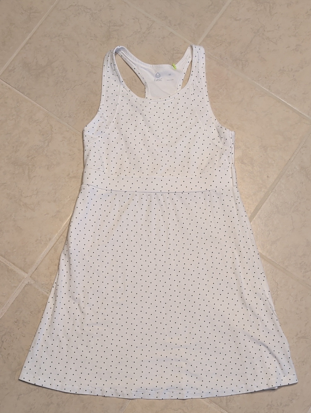 Tasc Organic Cotton Viscose Blend Racerback Dress